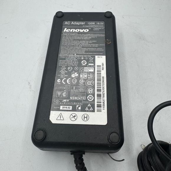 Lenovo 150W 19.5V Laptop AC Adapter Charger Power Supply PA-1151-11VA - Picture 2 of 6